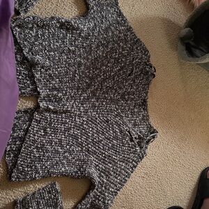 Express Monochrome Knit Sweater